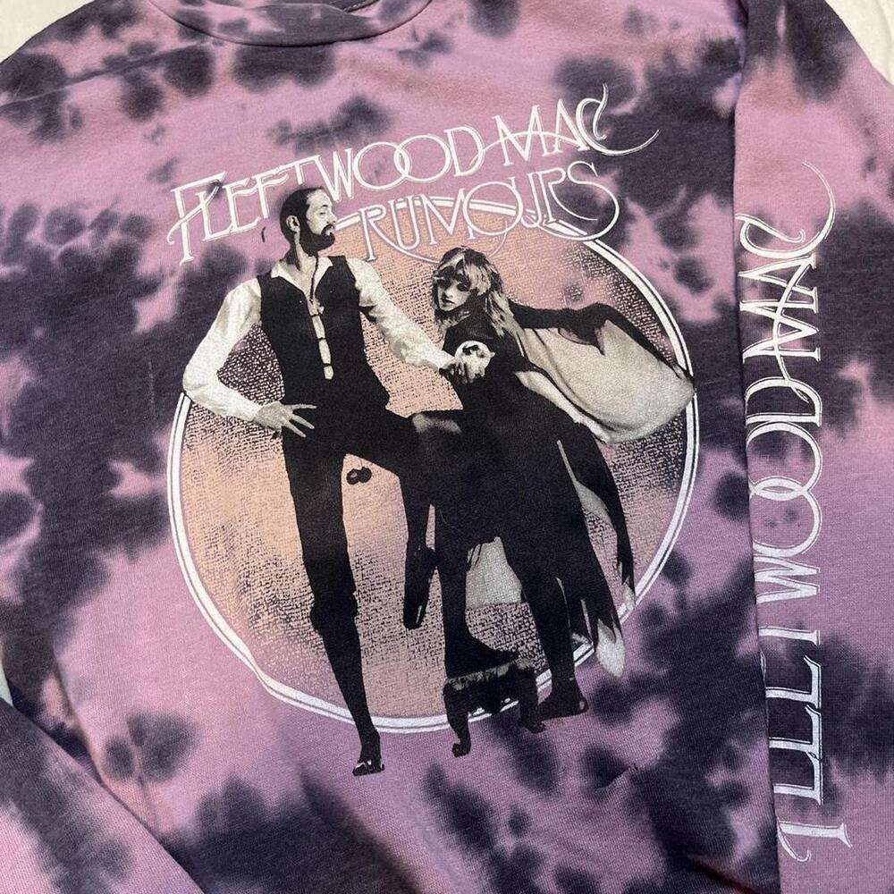 FLEETWOOD MAC RUMOURS TIE DYE SWEATSHIRT - Picture 3 of 5